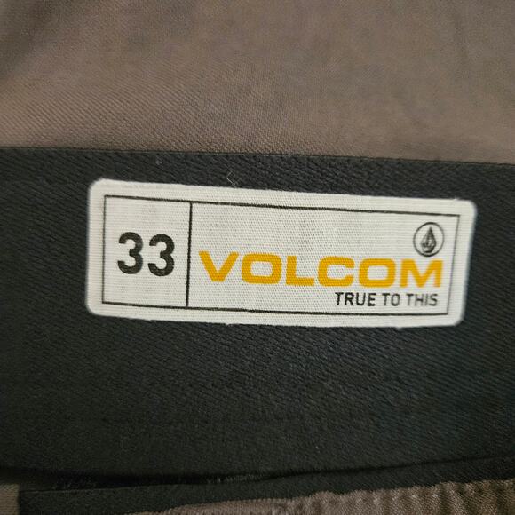 Volcom Mens Modern Fit Chino Stretch Pants Size 33 True To This Casual - Picture 6 of 8